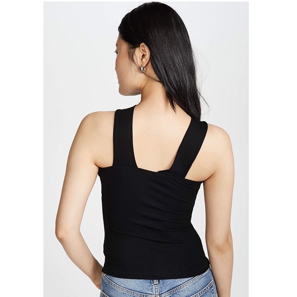 NEW LNA BLACK RIBBED TANK TOP - Picture 7 of 9